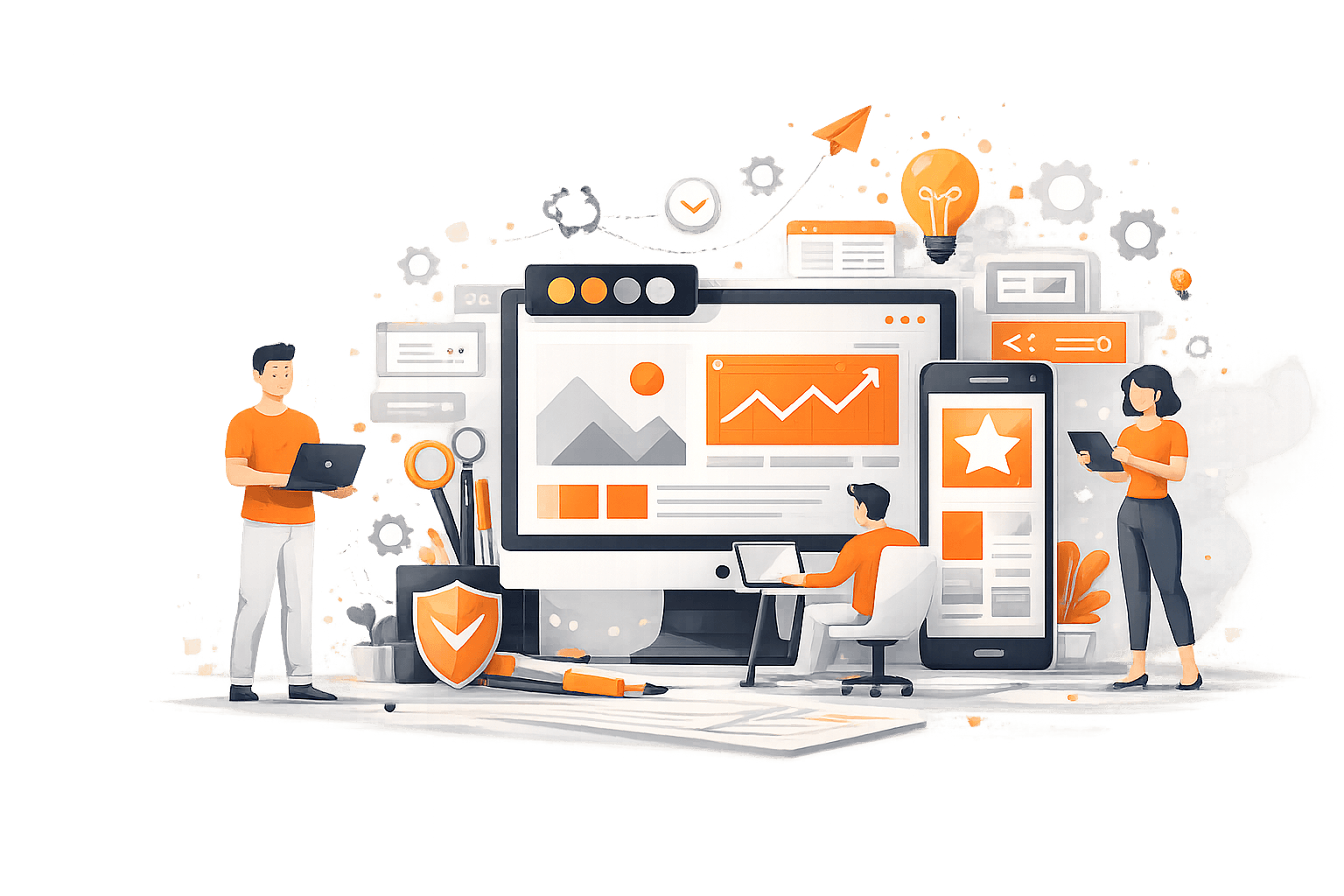 Umanz Technology digital solutions illustration